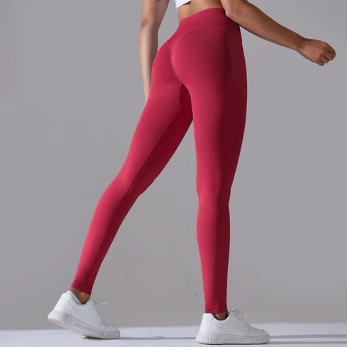 Brigid Cross Waist Leggings: Booty Lifting, High Waist Design für Inspirierende Stärke und Regeneration